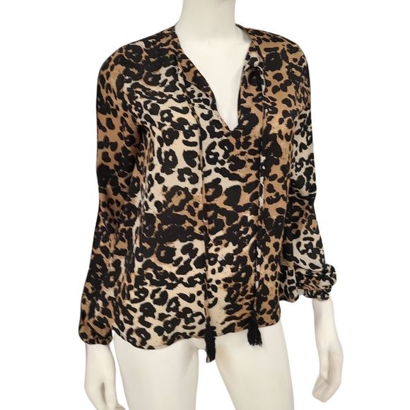 Leopard Print Blouse by Buddy Love Small - Picture 8 of 10